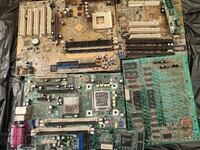 Електронна скрап-части-позлата-платки-лот-5