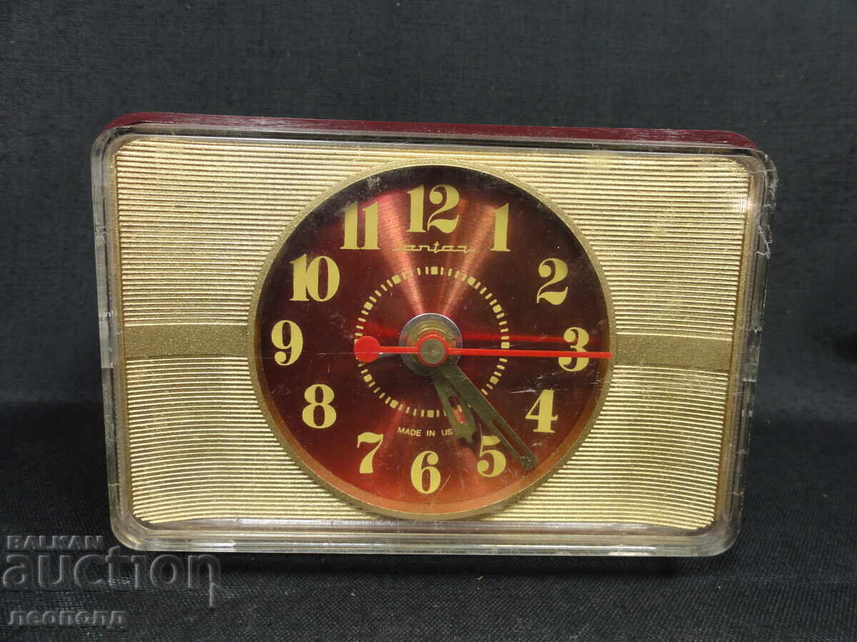 Ceas deșteptător electromecanic retro SOC BZTS STAR JANTAR