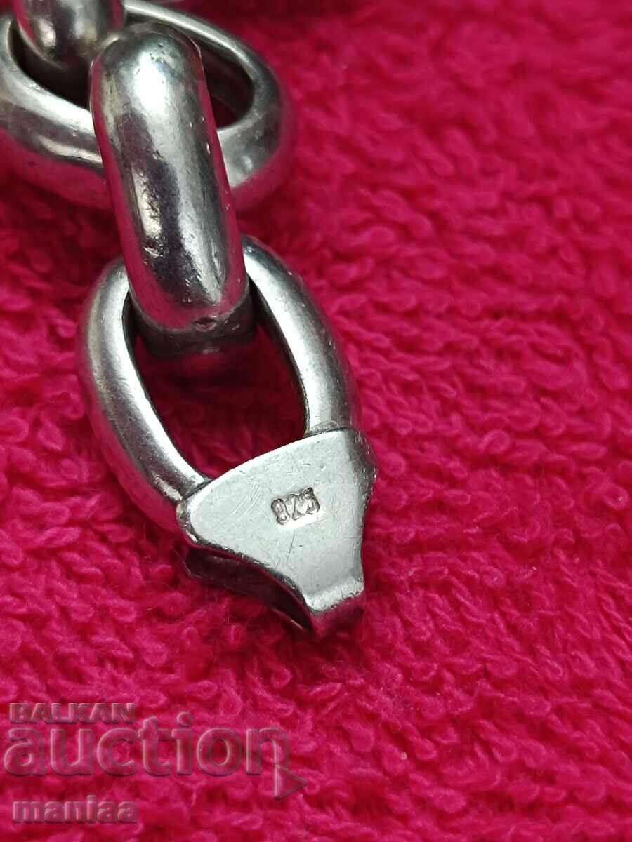 Δημοπρασία Ασημένιο επώνυμο βραχιόλι ασήμι 925