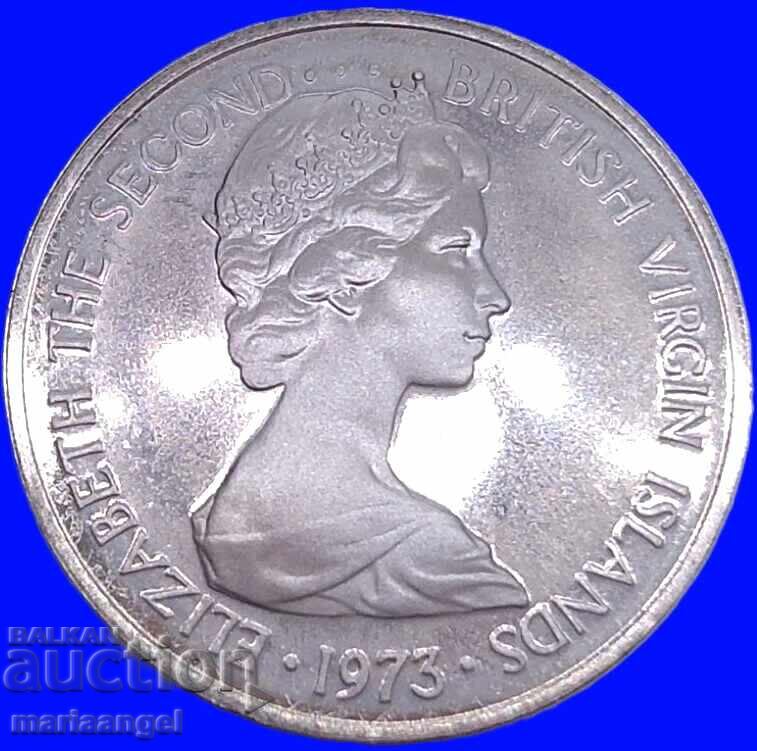 Delivery of 5 Cents 1973 PROOF UNC British Virgin Islands