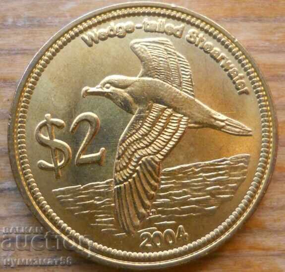 2 δολάρια 2004 - Νήσοι Κόκος (Κίλιγνκ)