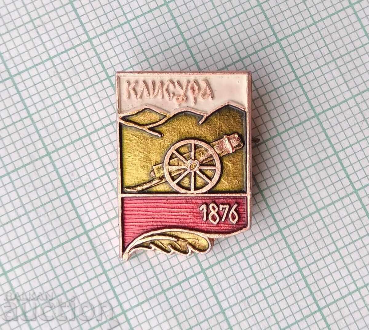 19471 Insignă - stemă oraș Klisura revolta din aprilie cu preț € 1.00 | 1.96 BGN