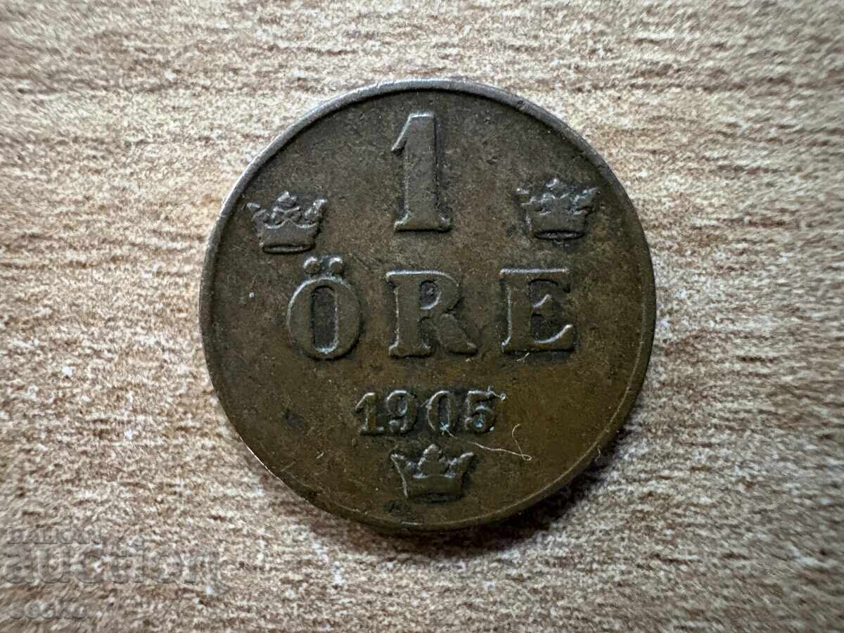 Σουηδία - 1 öre (1905)