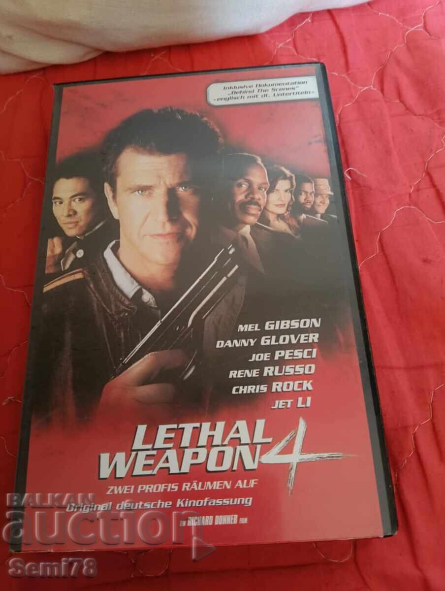 Armă letală 4 - Caseta video