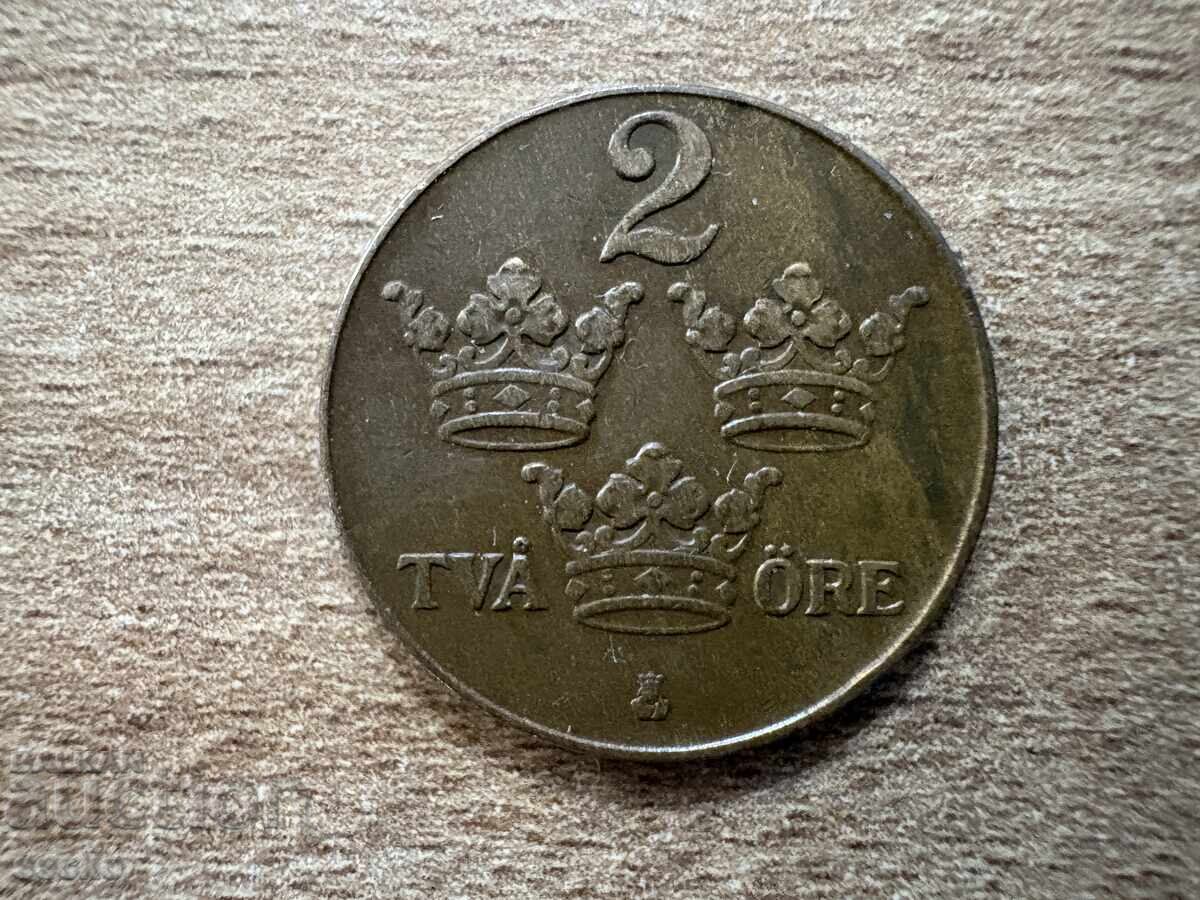 Σουηδία - 2 Øre (1928)