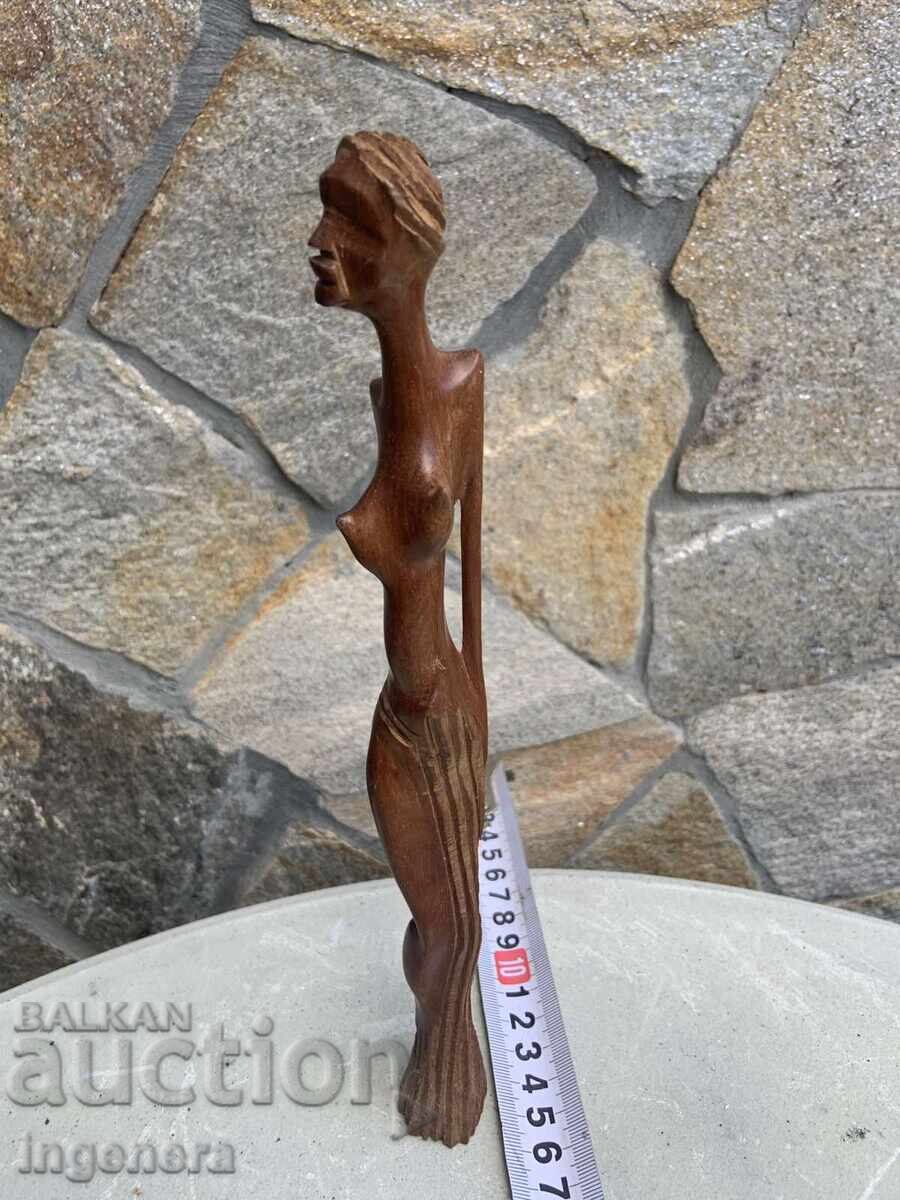 FIGURA LEMN PLASTIC SCULPTURA STATUETA SCULPTURA