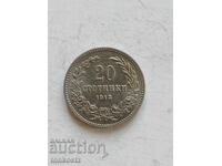 20 stotinki 1913 excelentă