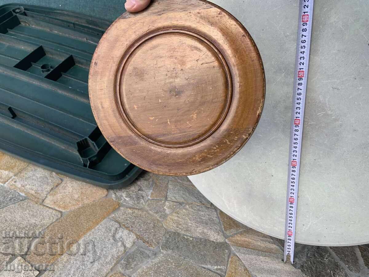 FARFURIE TĂLERICĂ LEMN FARFURIE INTARSIA - 7