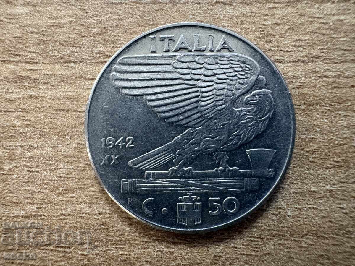 Italia - 50 centesimi (1942)