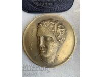 МЕДАЛ ПЛАКЕТ КАЛЪФ МЕСИНГ