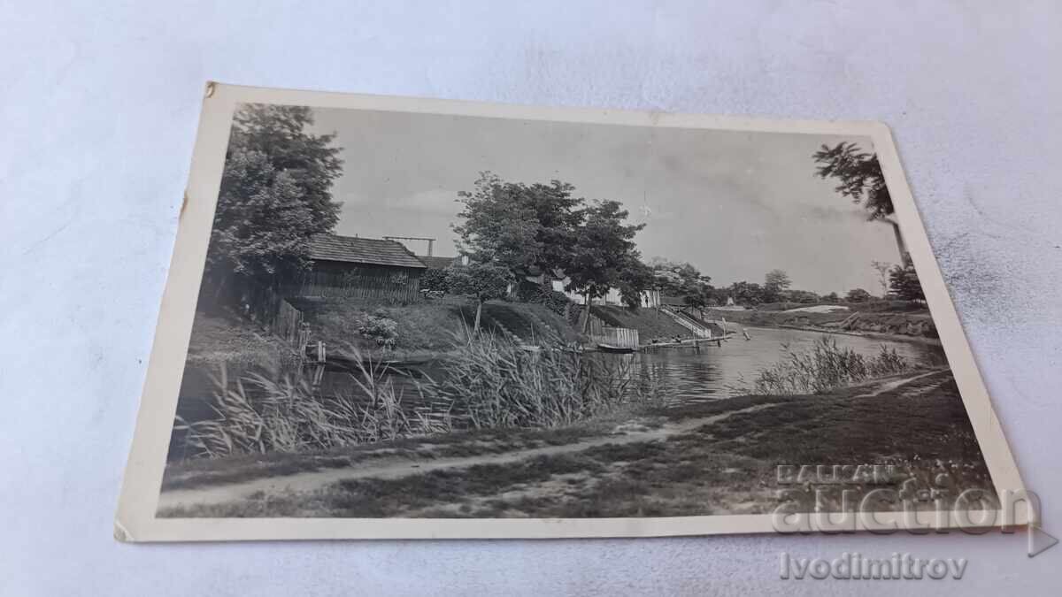 Postcard Zombor Strand Furdo