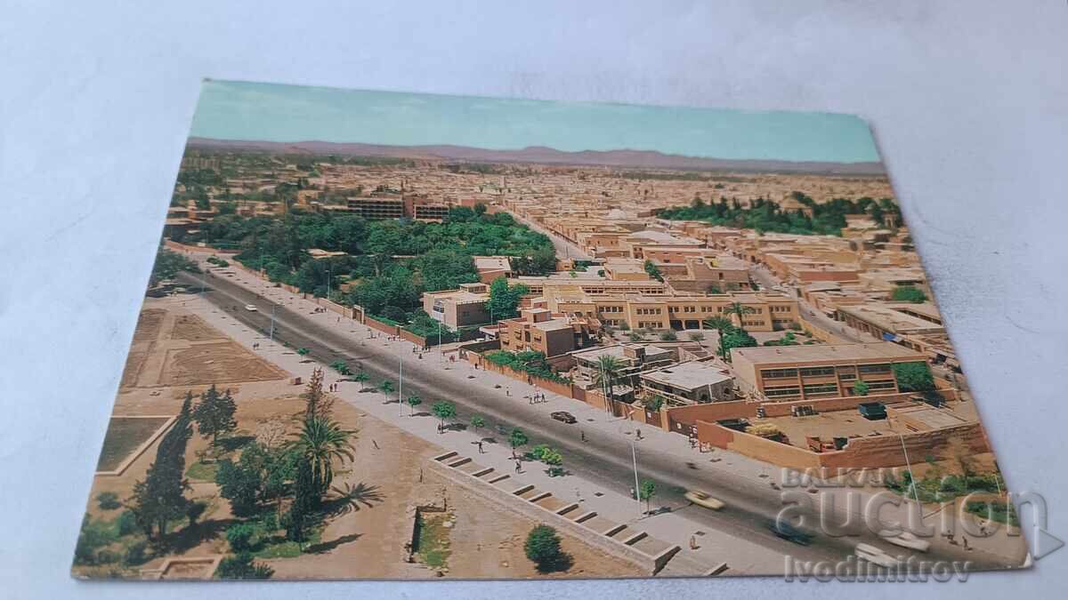 Felicitare poștală Marrakech Vede generale