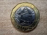 Italia - 1000 lire (1997) - RDG și RFG