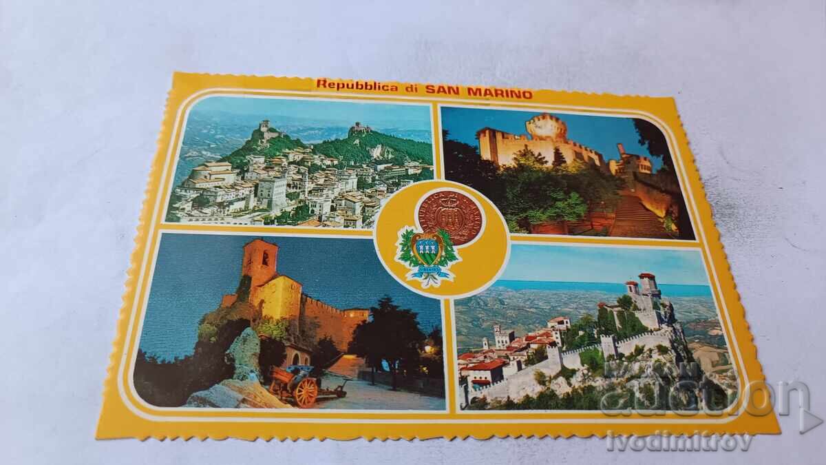 Felicitare San Marino Colaj