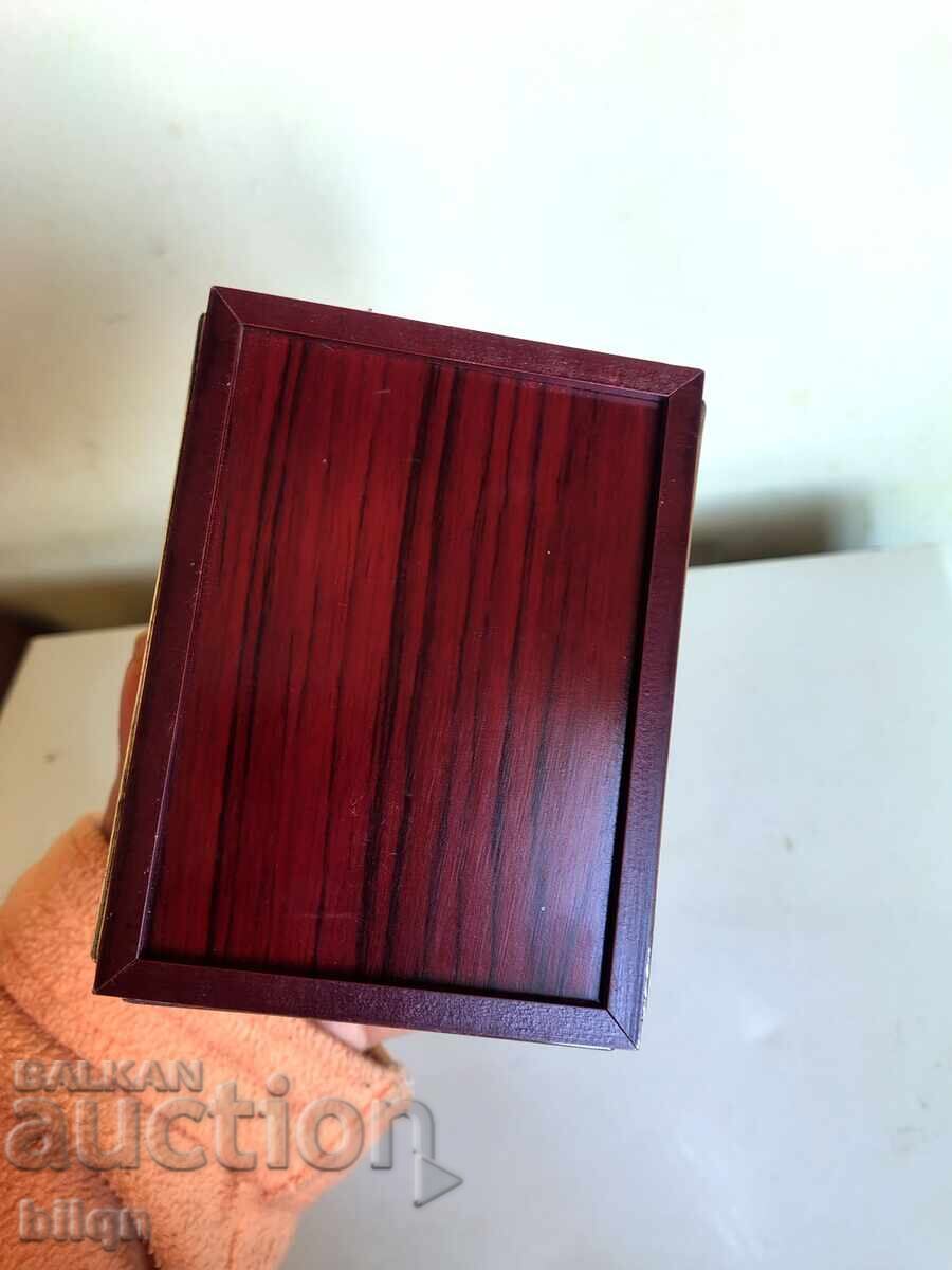 Superbă Cutie Veche Rară pentru Bijuterii Argint și Lemn - 6 Superbă Cutie Veche Rară pentru Bijuterii Argint și Lemn - 6