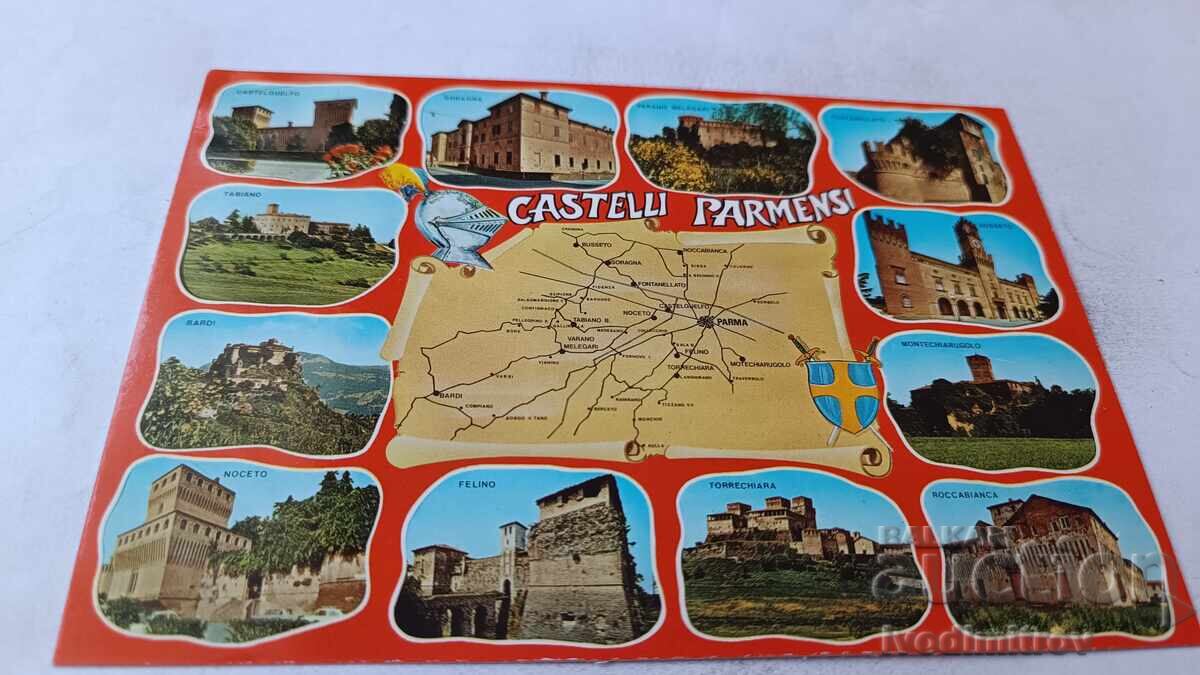 Poștală Castelli Parmensi! Colaj
