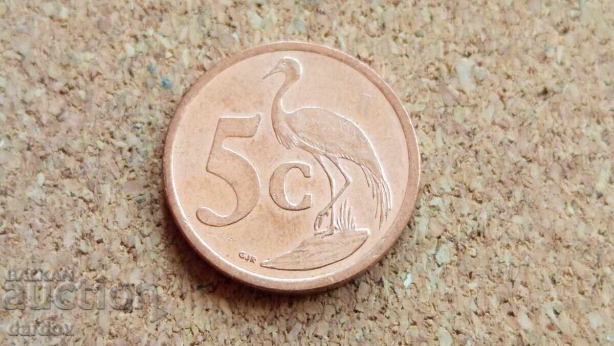 Africa de Sud, 5 cenți 2010