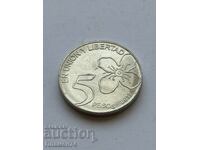 5 pesos 2017 Argentina