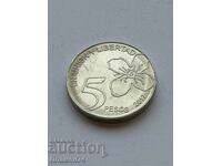 5 pesos 2017 Argentina