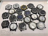 Λοτ χειροκίνητων ρολογιών TCM, μη λειτουργικά