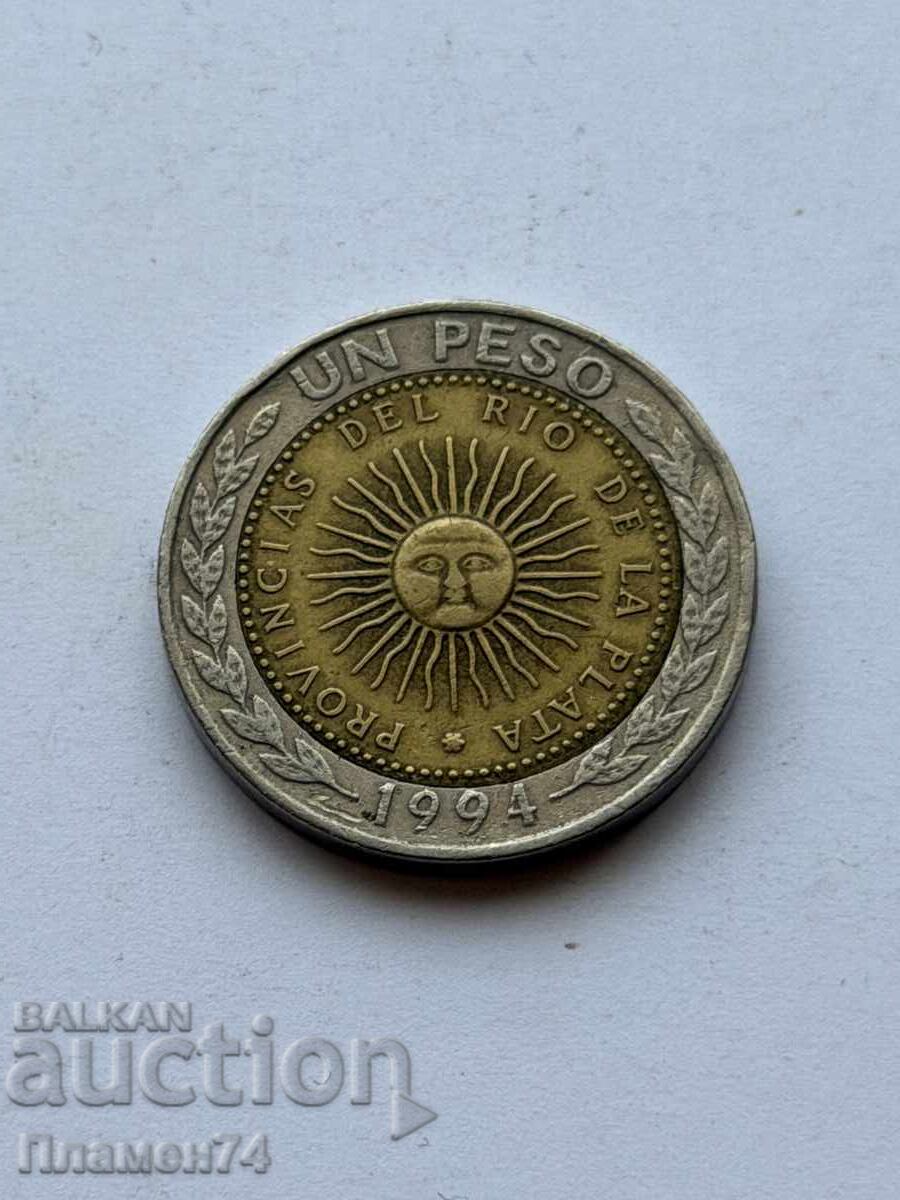 1 peso 1994 Argentina cu preț € 0.50 | 0.98 BGN
