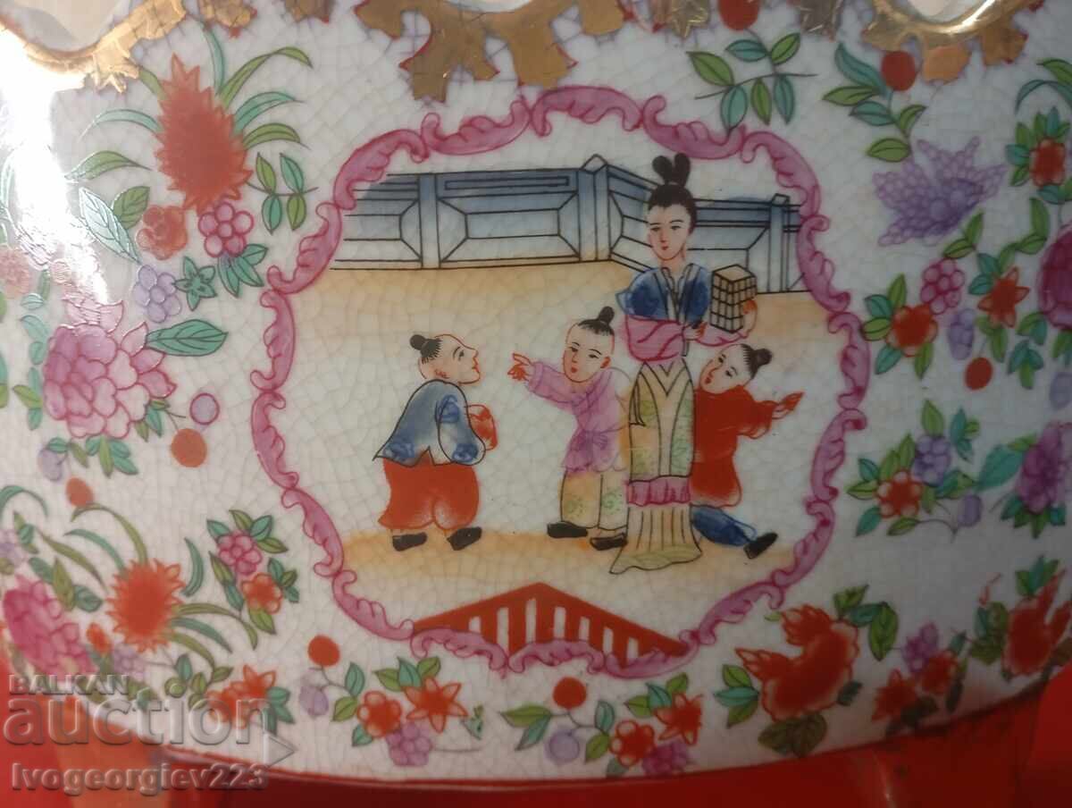 παλιά πορσελάνινη γλάστρα, κασπώ με τιμή € 37.00 | 72.37 BGN