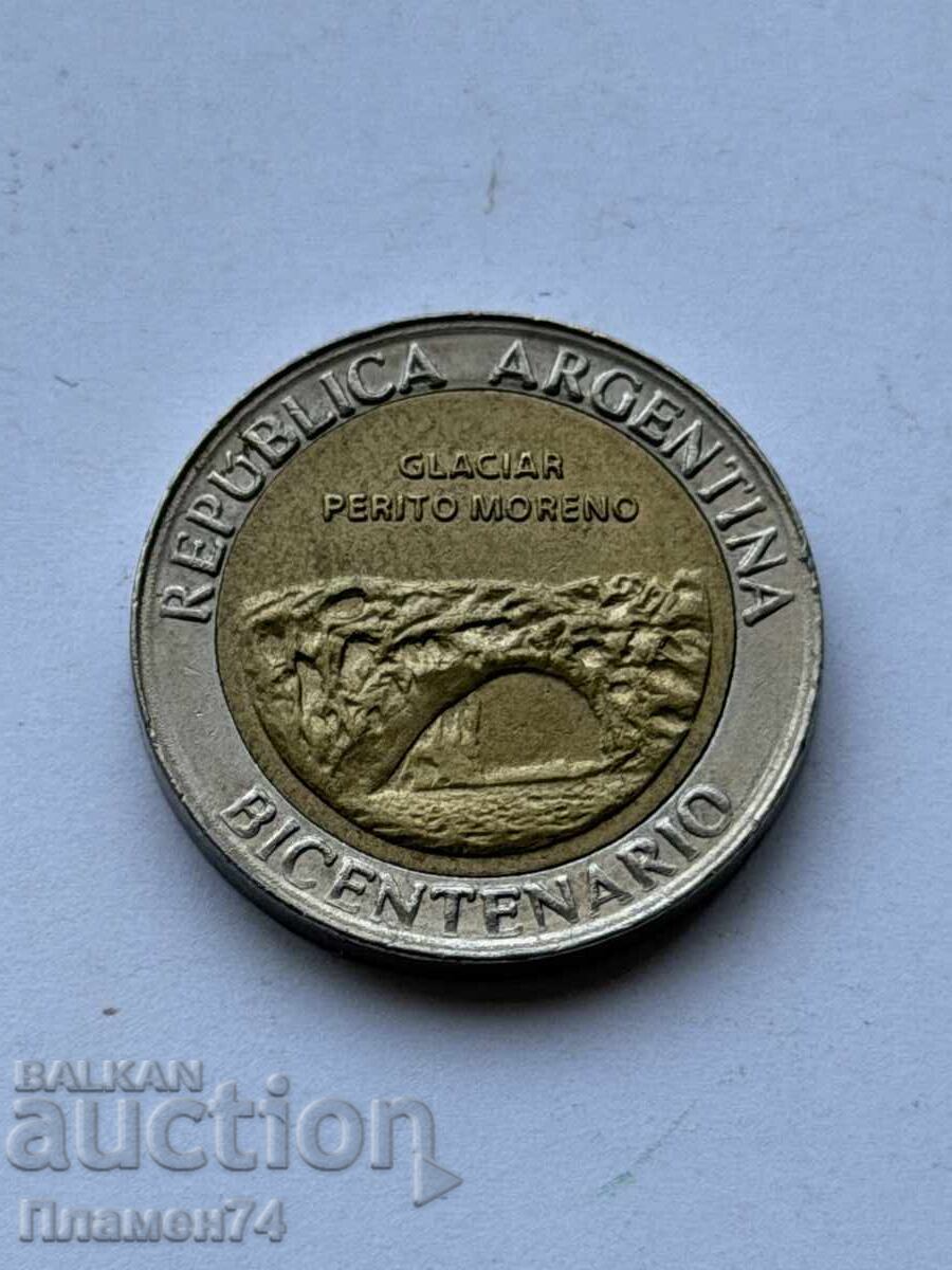 1 peso 2010 Argentina Ghețarul Perito Moreno cu preț € 2.50 | 4.89 BGN