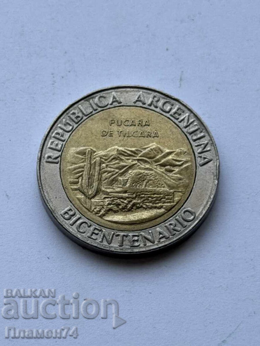 1 peso 2010 Argentina Pucará de Tilcara cu preț € 2.50 | 4.89 BGN