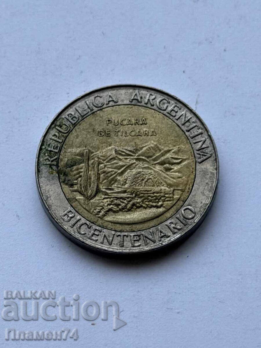 1 peso 2010 Argentina Pucará de Tilcara cu preț € 2.00 | 3.91 BGN