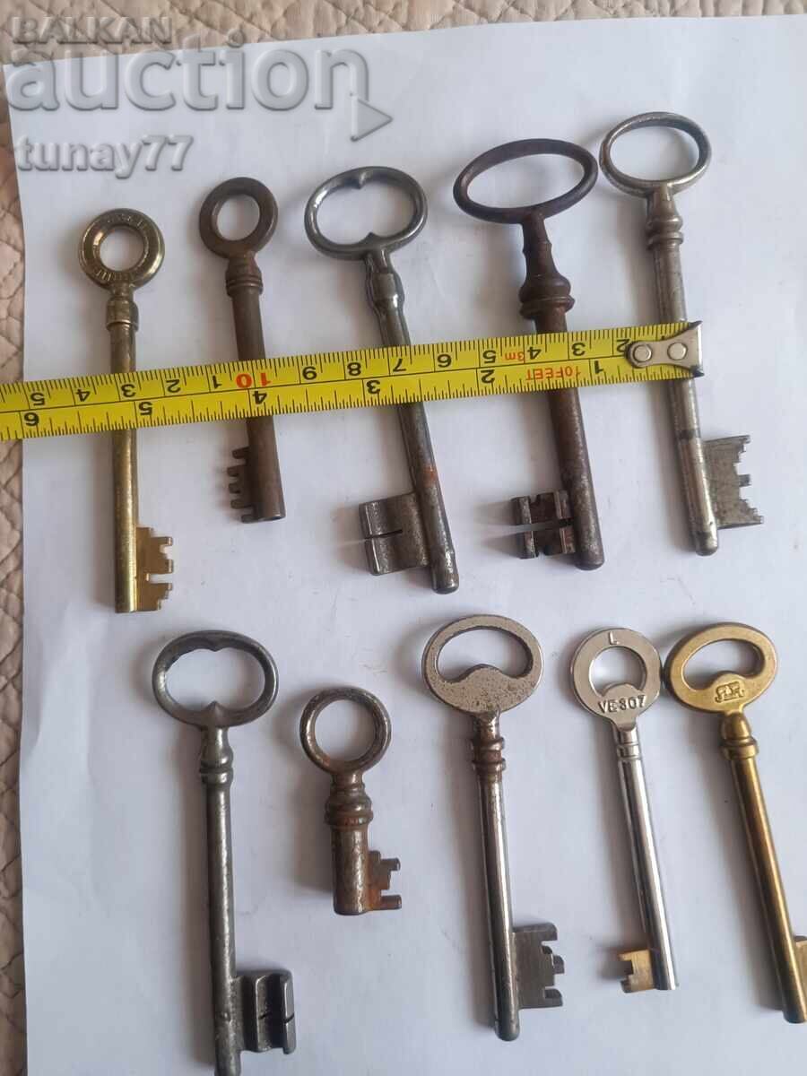 Chei mari vintage forjate retro, începutul secolului XX - 5