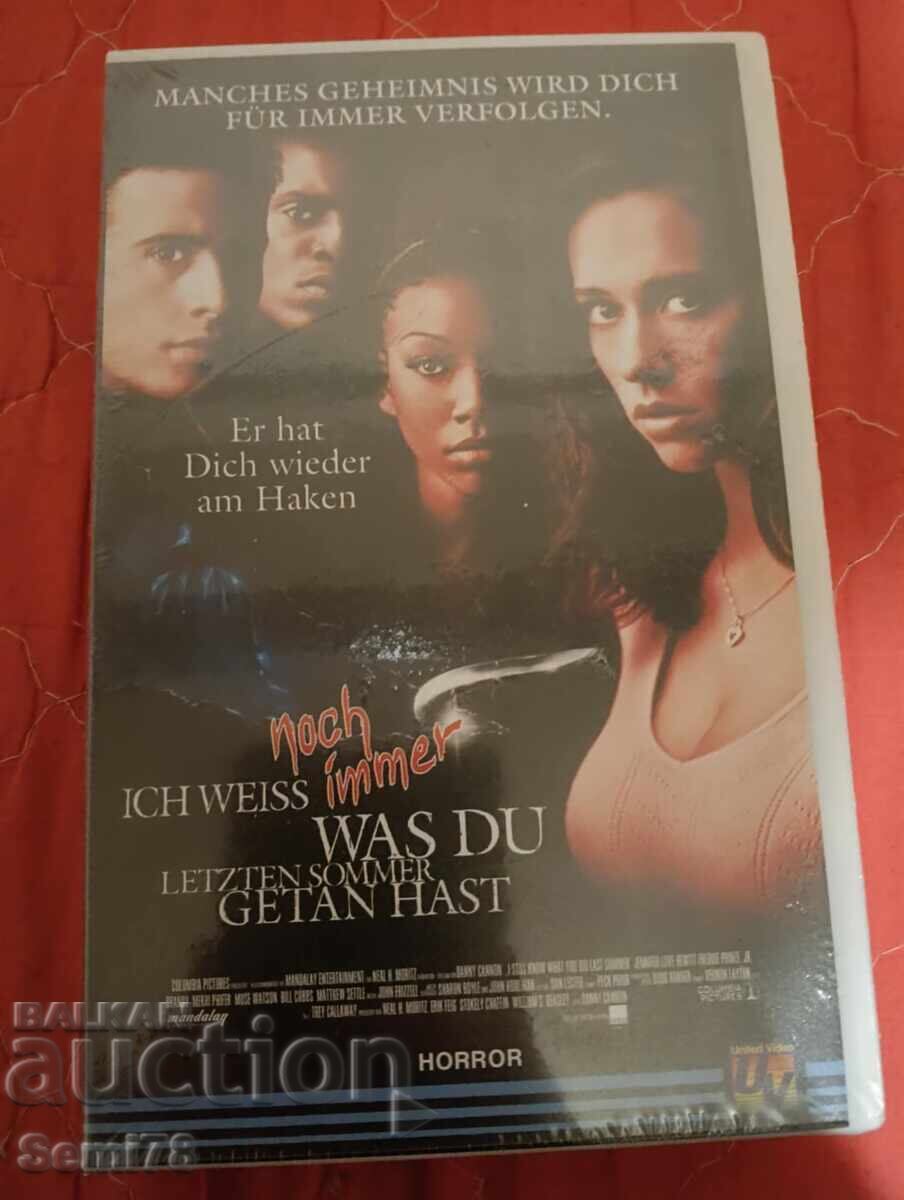 Încă știu ce ai făcut vara trecută - Videocaseta Încă știu ce ai făcut vara trecută - Videocaseta