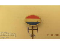 Advertising badge, Netherlands flag