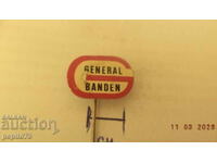Advertising badge, General Banden, tire brand