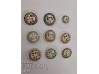 Стъкла за часовници 9бр