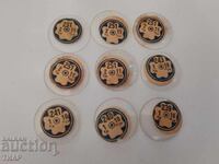 Стъкла за часовници 9бр