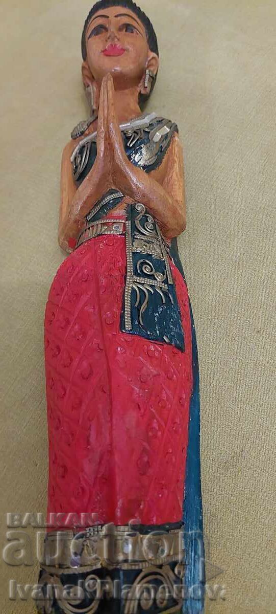 Sculptură în lemn pentru cunoscători, înălțime 65cm - 7