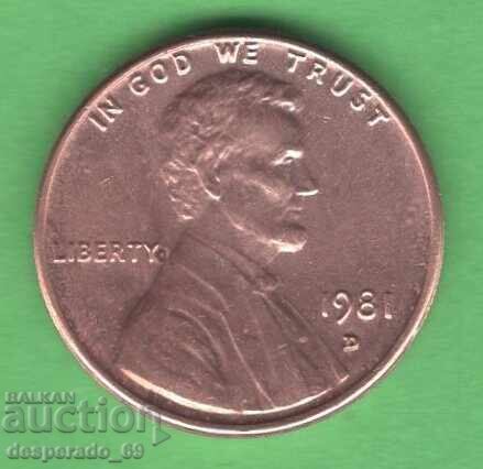 (¯`'•.¸ 1 cent 1981 D SUA ¸.•'´¯) (¯`'•.¸ 1 cent 1981 D SUA ¸.•'´¯)