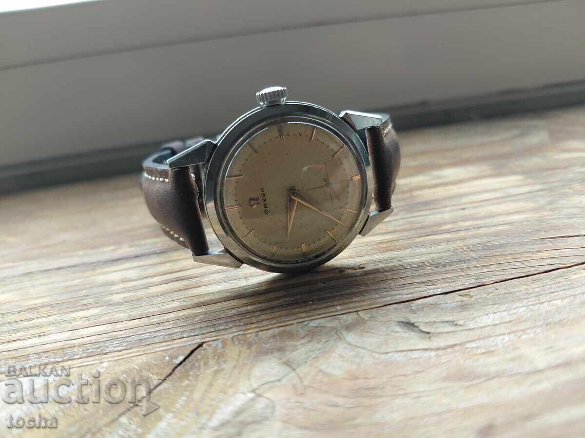Омега , Omega cal.410 , honeycomb dial , страхотен - 6