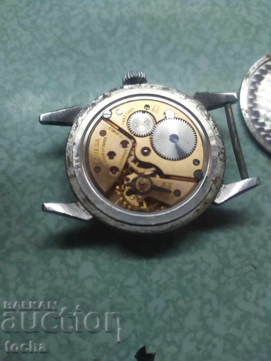 Омега , Omega cal.410 , honeycomb dial , страхотен - 7
