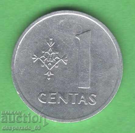 (¯`'•.¸ 1 centas 1991 LITUANIA UNC- ¸.•'´¯) cu preț € 0.80 | 1.56 BGN