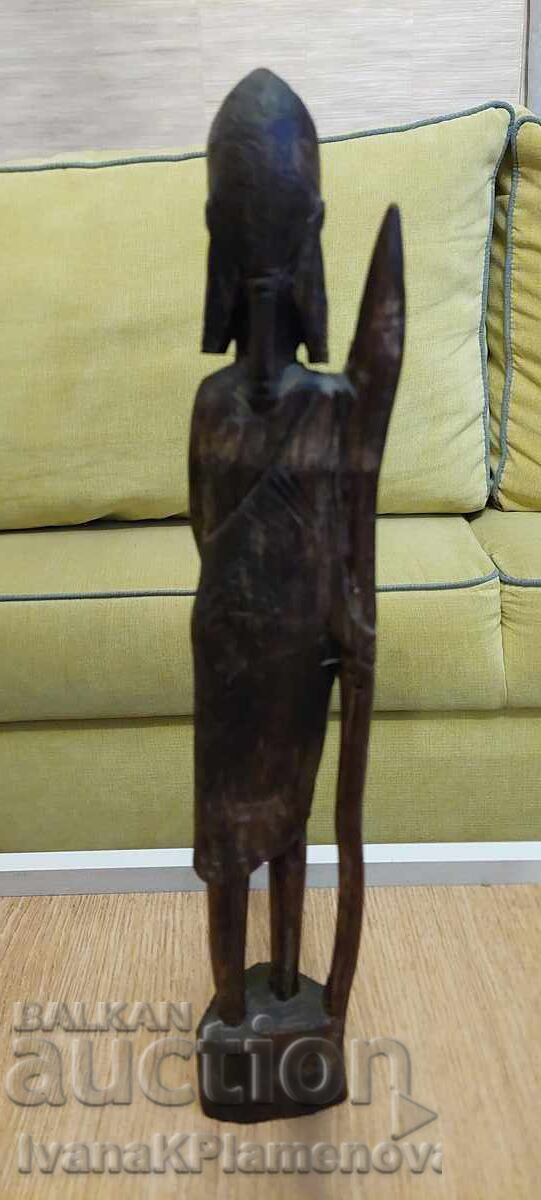 Sculptură în lemn masiv pentru cunoscători 35cm - 5 Sculptură în lemn masiv pentru cunoscători 35cm - 5