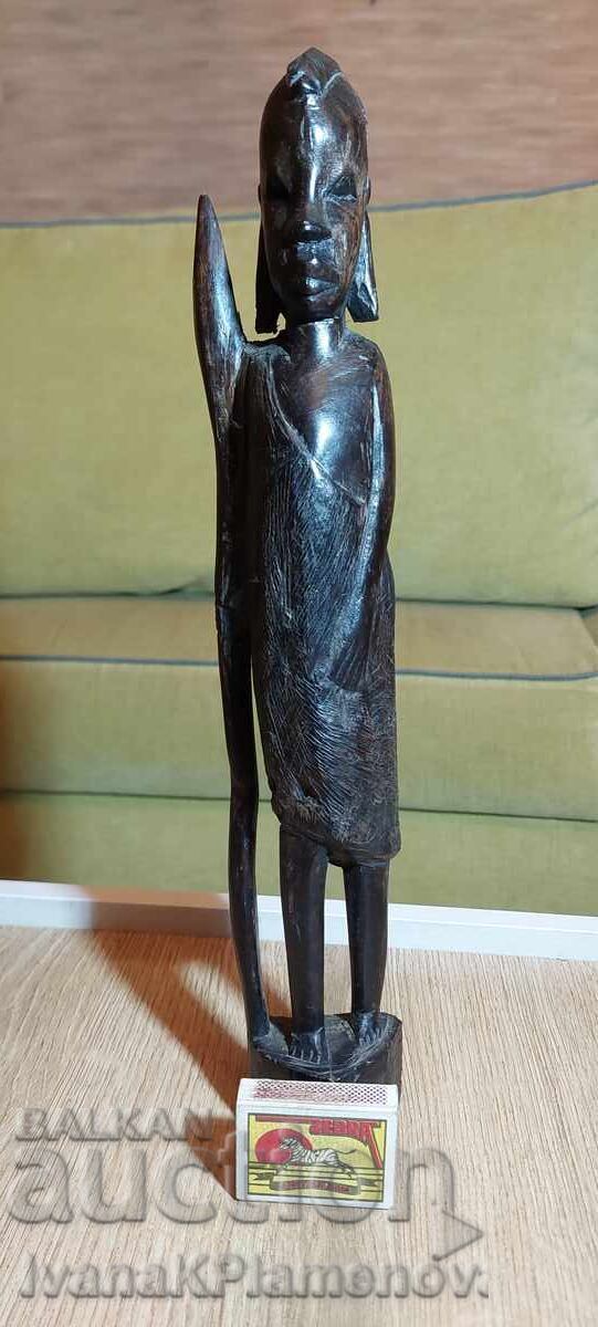 Sculptură în lemn masiv pentru cunoscători 35cm - 7 Sculptură în lemn masiv pentru cunoscători 35cm - 7