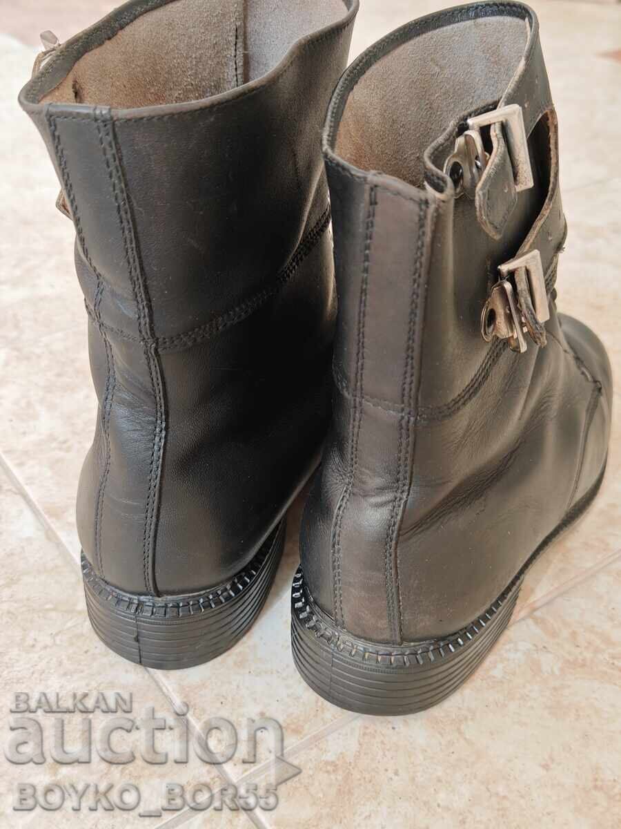Bocanci militari bulgărești pentru ofițeri, din piele, model "Chepitsi" - 7 Bocanci militari bulgărești pentru ofițeri, din piele, model "Chepitsi" - 7