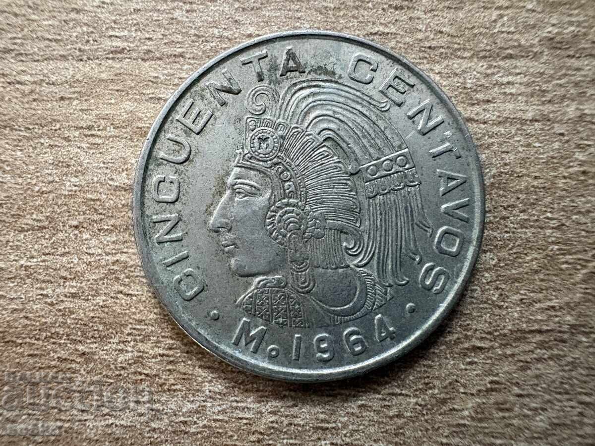 Mexic - 50 centavos (1964)