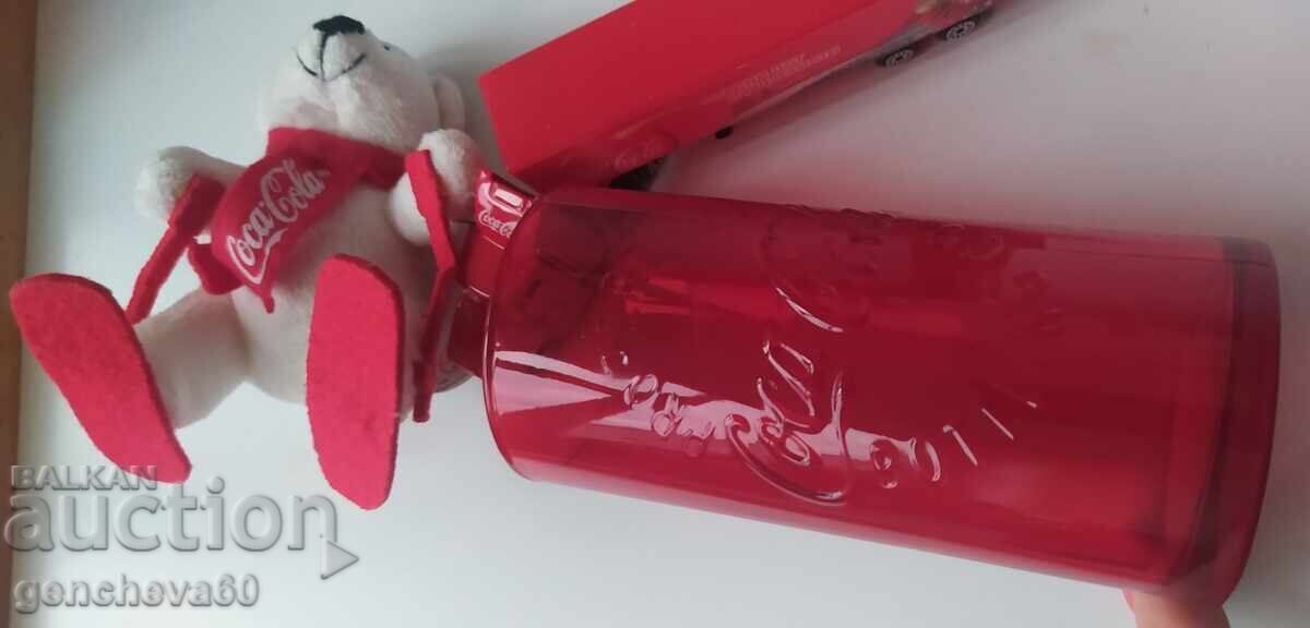 Συλλεκτικό LOT φορτηγό, ποτήρι, αρκουδάκι COCA COLA - 6