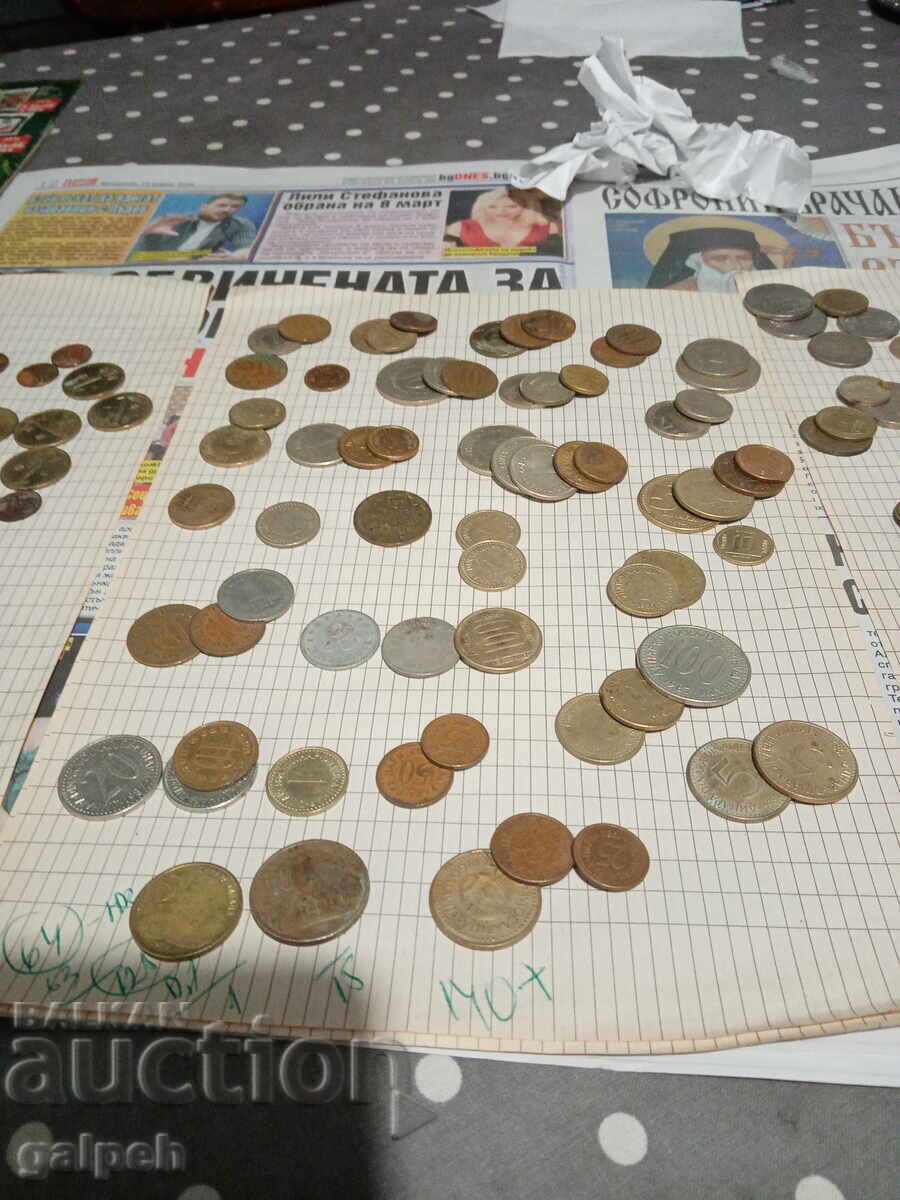 Licitație LOT MIXT DE MONEDE - 140+ BUC. - 14 Euro Licitație LOT MIXT DE MONEDE - 140+ BUC. - 14 Euro