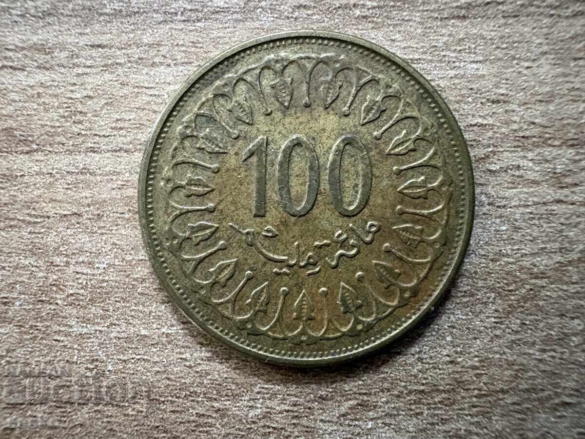 Tunisia - 100 Millimes (1993)