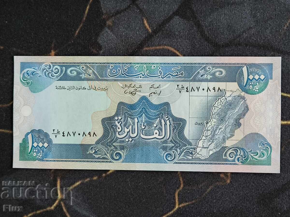 Bancnotă - Liban - 1000 lire UNC | 1991