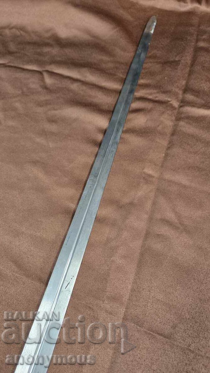Sabie, pumnal, cuțit, sabie Suedia secolul al XIX-lea spadă imensă - 6