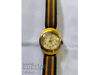 Ceas de damă placat cu aur Zaria